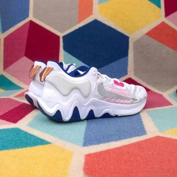 Nike Giannis‎ Immortality 2  (White/Multi-Color-DEEP Roy), Size 16 - Picture 4 of 7